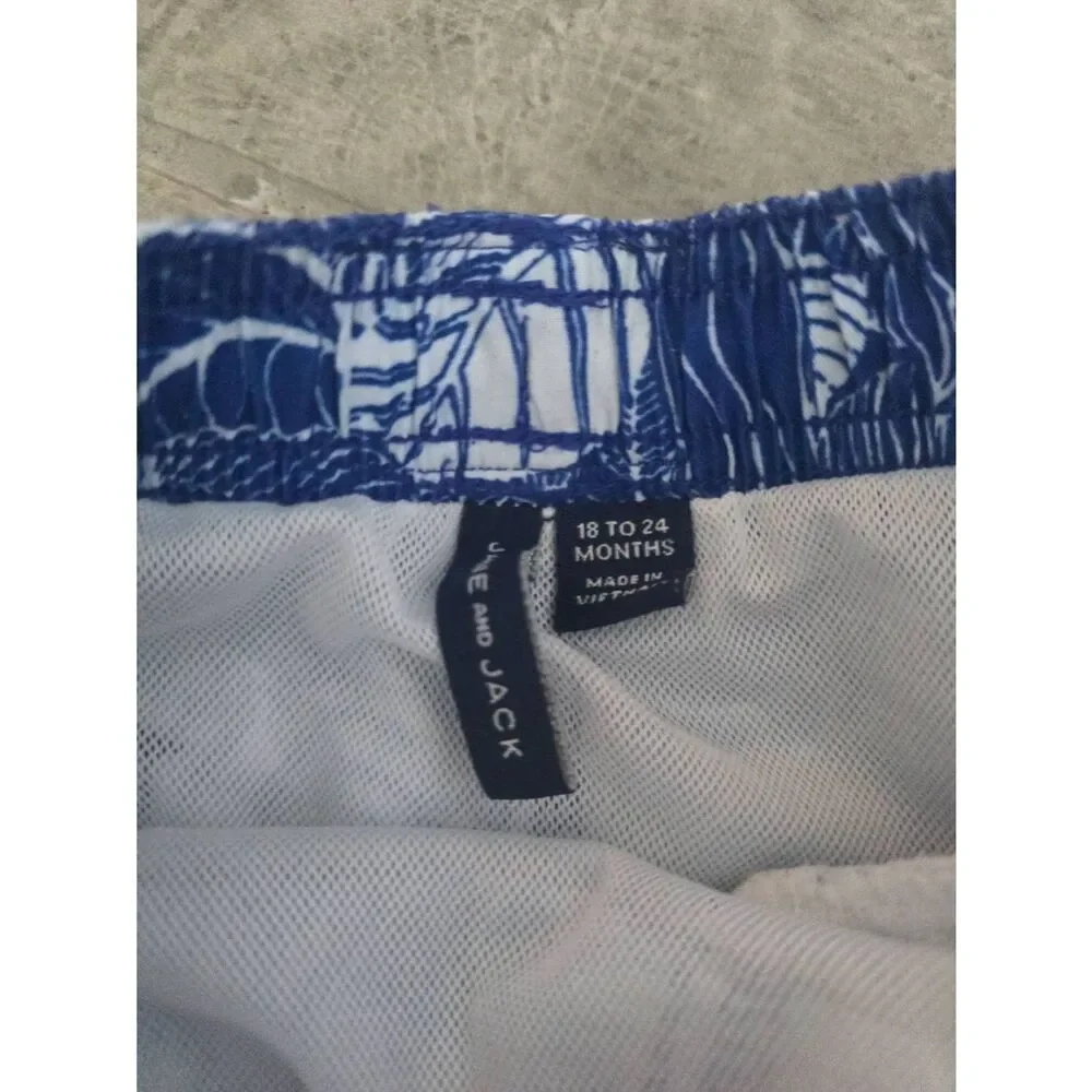 Toddler Boys‎ Lot of Janie and Jack Shorts Size  18 to 24 Months Linen Swim